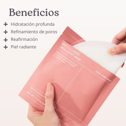 Mascarillas hidratantes con colágeno bio