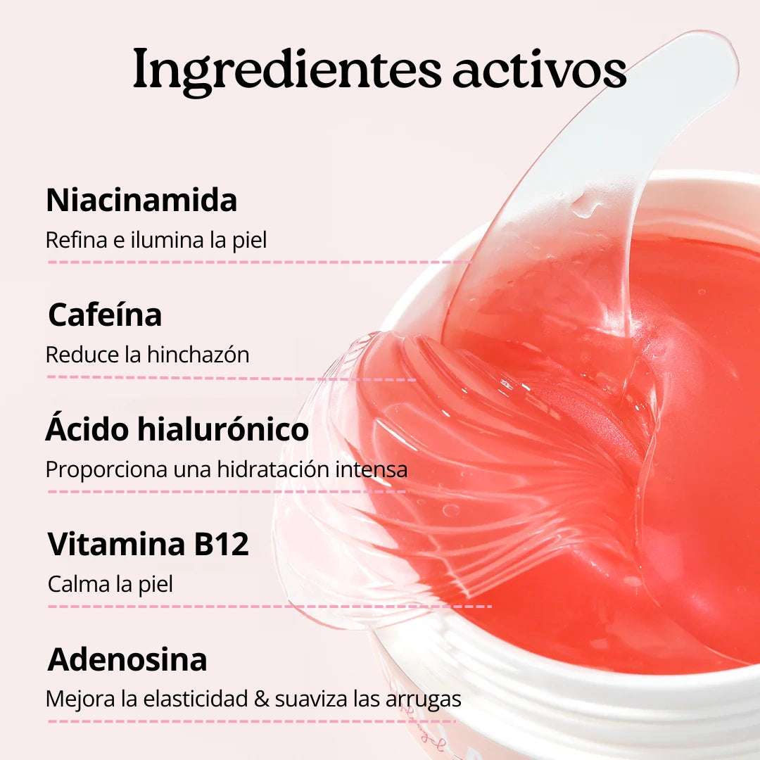Parches de hidrogel con colágeno y péptidos