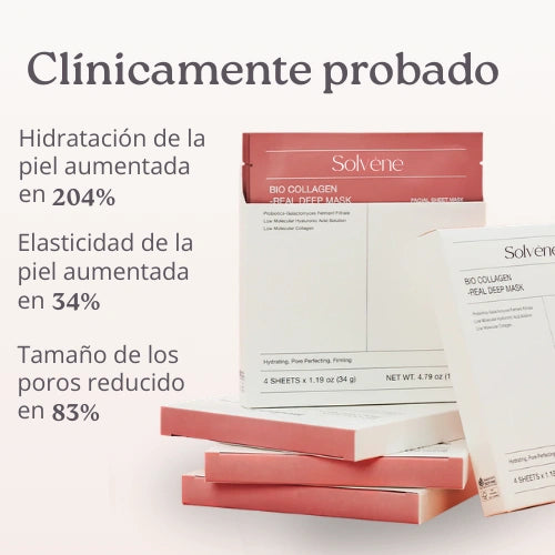 Mascarillas hidratantes con colágeno bio