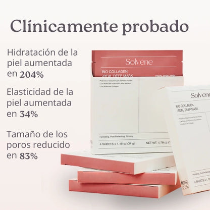 Mascarillas hidratantes con colágeno bio